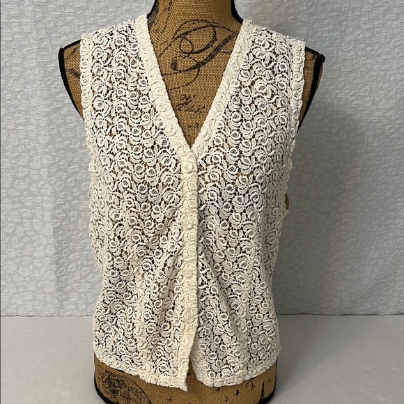 LIZ- SPORT VINTAGE COTTON VEST TOP 10 - Picture 3 of 16